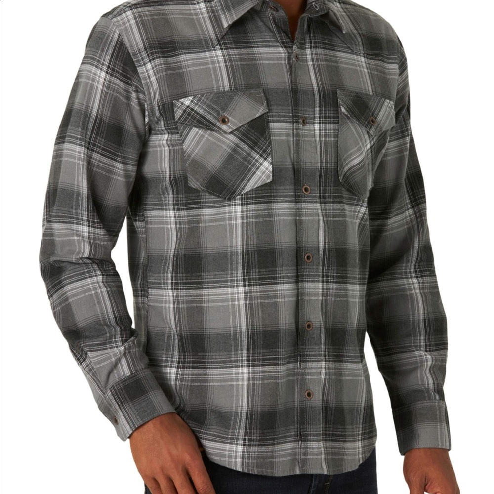 Mens Wrangler Flannel